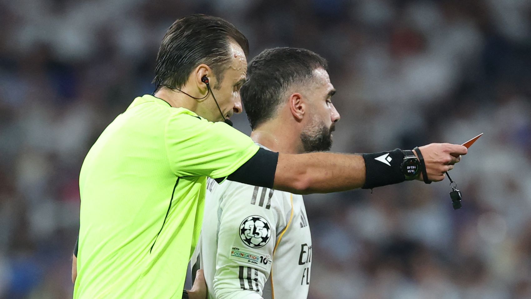 Geronimo Rulli denies 'exaggerating' reaction to Dani Carvajal headbutt as Marseille goalkeeper explains red card incident in loss to Real Madrid