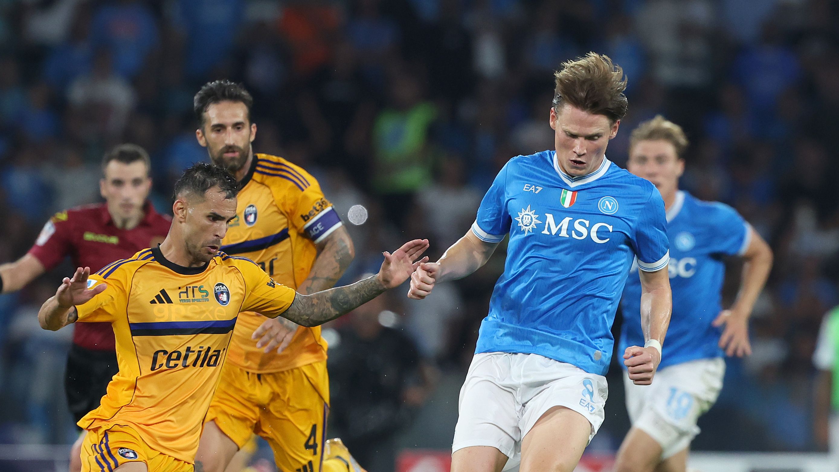 Antonio Conte says Napoli not 'well-oiled' for Champions League & Serie A battle after narrow win against Pisa