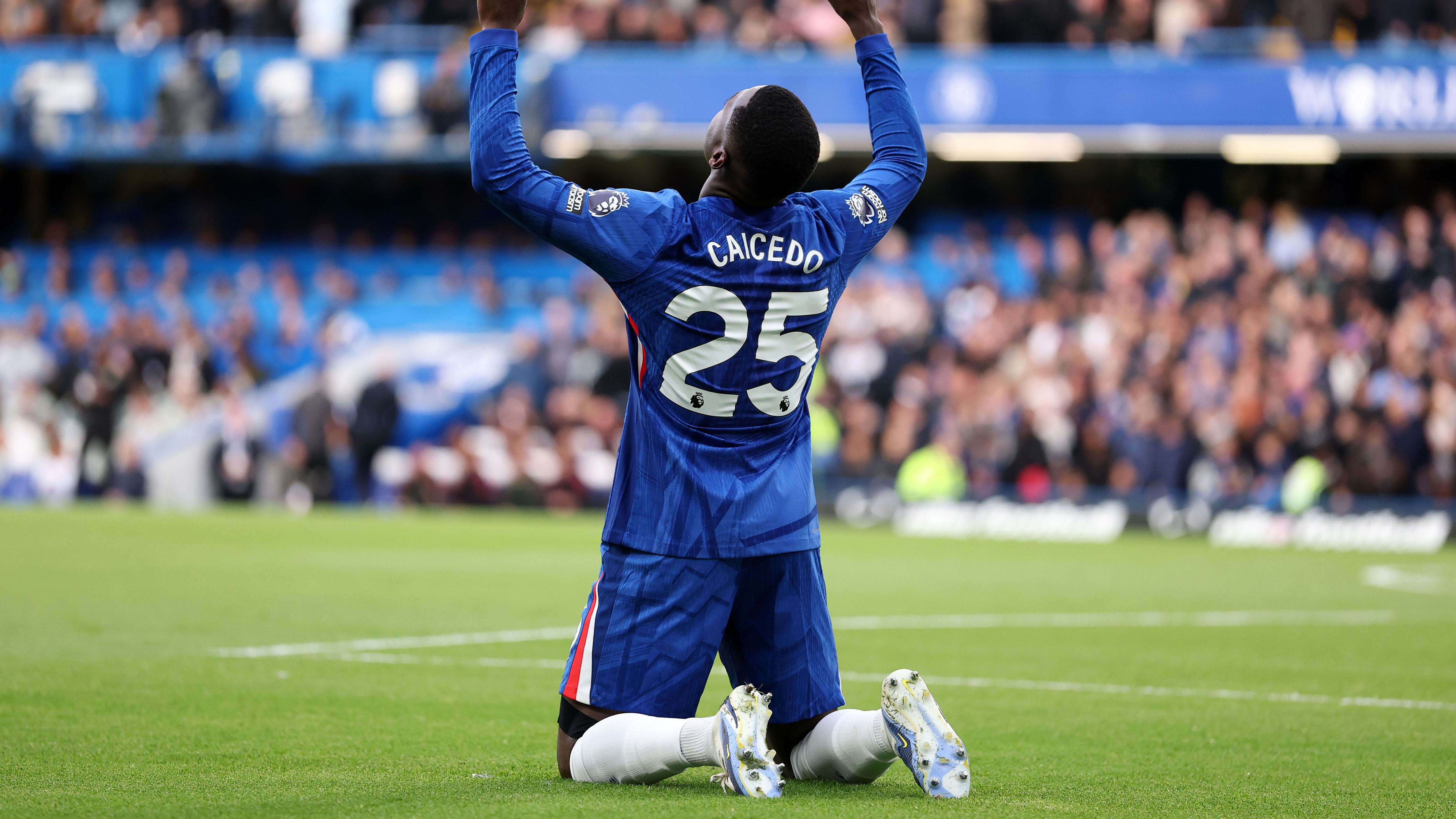 Moises Caicedo addresses comparisons to GOAT Chelsea defensive midfielders N'Golo Kante & Claude Makelele after outrageous goal against Liverpool