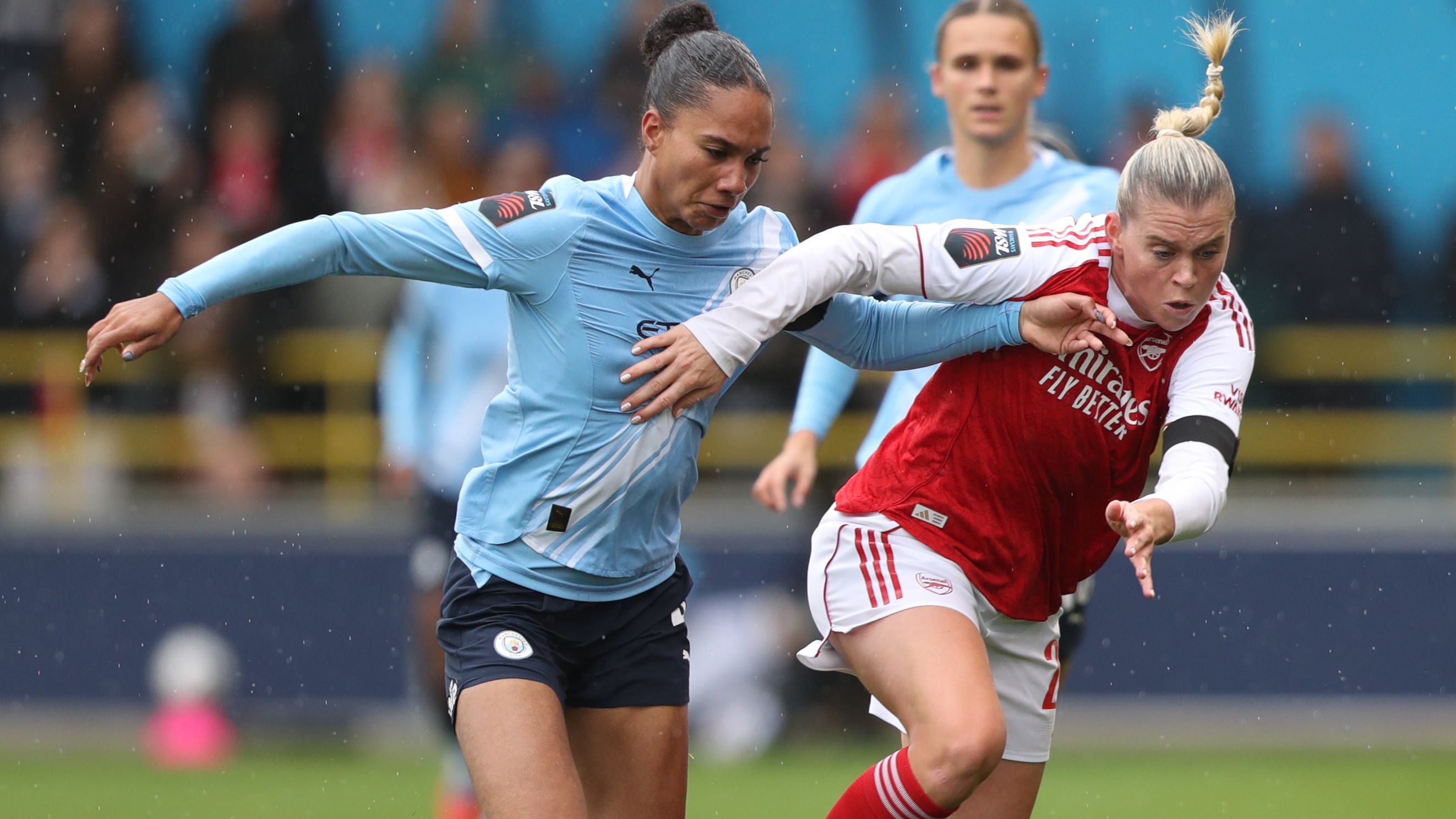 Man City women's player ratings vs Arsenal: Iman Beney that is HUGE! Swiss star's late heroics send hosts second in WSL title fight as Bunny Shaw proves decisive yet again