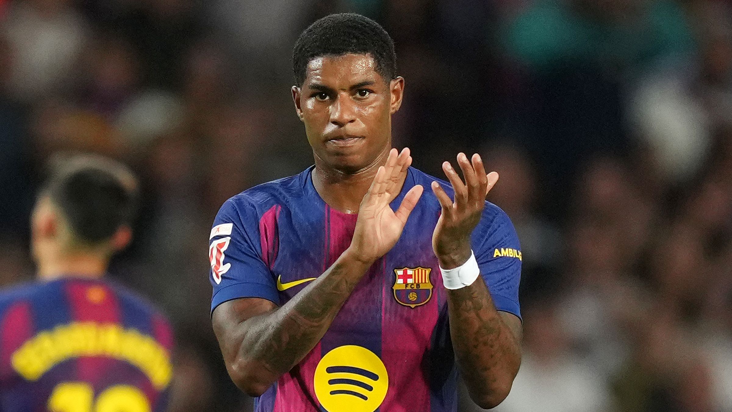 Barcelona deny financial 'penalty' if they refuse to sign Marcus Rashford as sporting director Deco explains details of Man Utd loan transfer