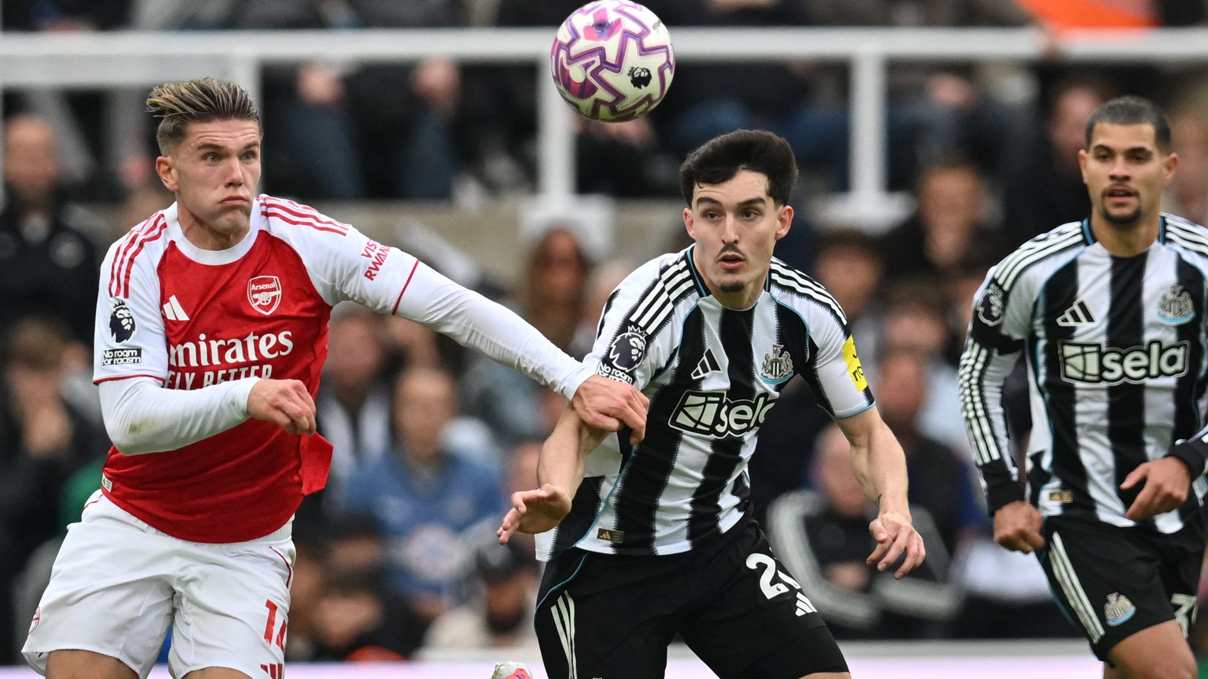 Arsenal player ratings vs Newcastle: Gabriel goes from zero to hero! Defender scores 96th-minute winner to give Gunners three vital points at St James' Park after Mikel Merino rescue act