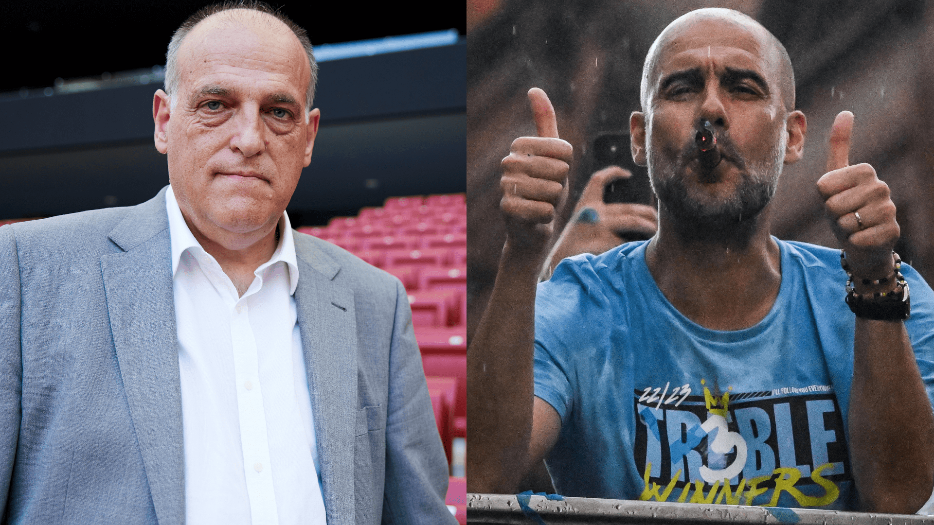 Man City accused of 'losing money and cheating' for 10 years as La Liga chief Javier Tebas also takes aim at PSG in angry rant
