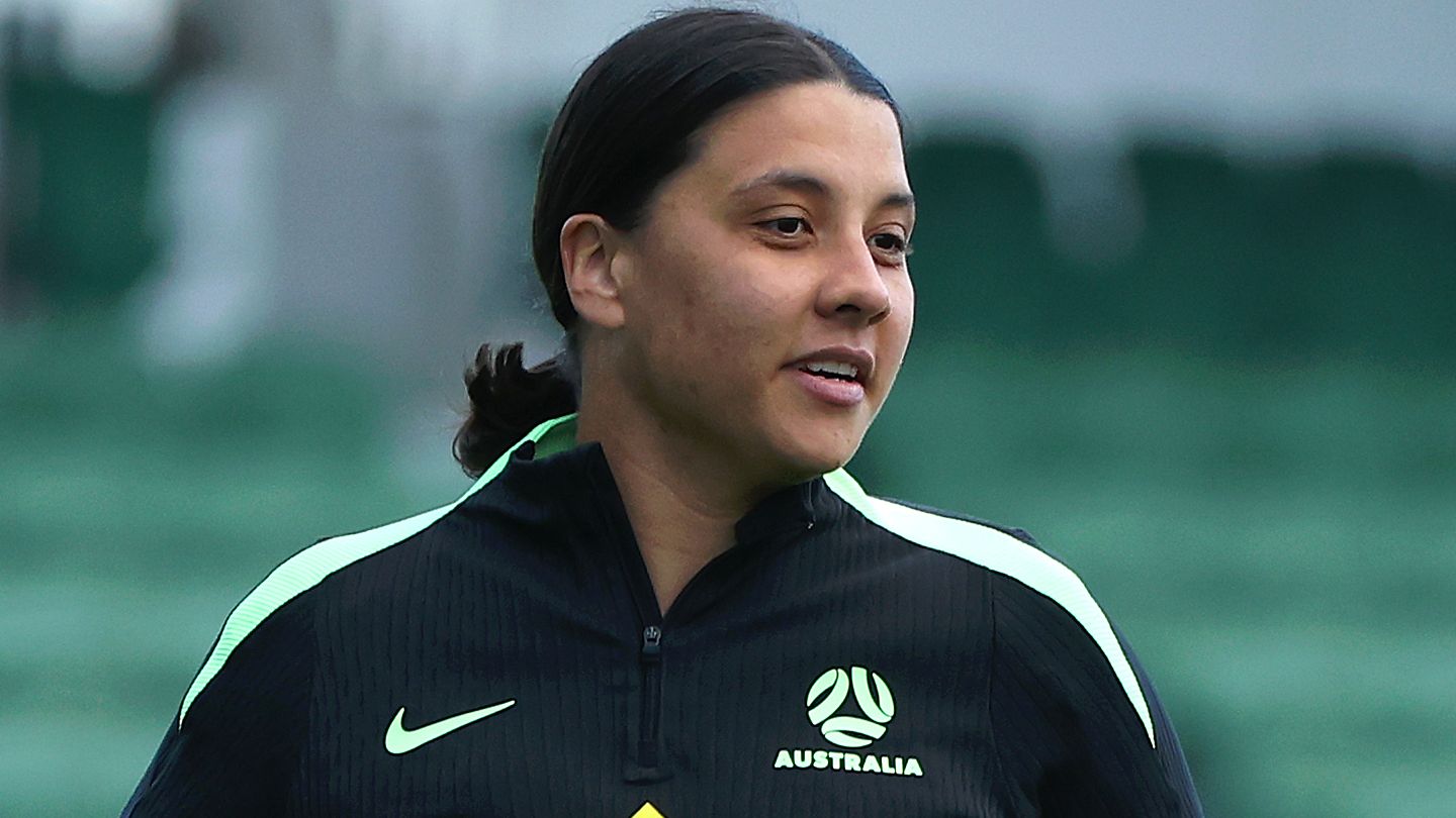 Sam Kerr is back! Chelsea forward receives first Matildas call-up in two years in 'special moment for Australian football' as clash with Lionesses approaches