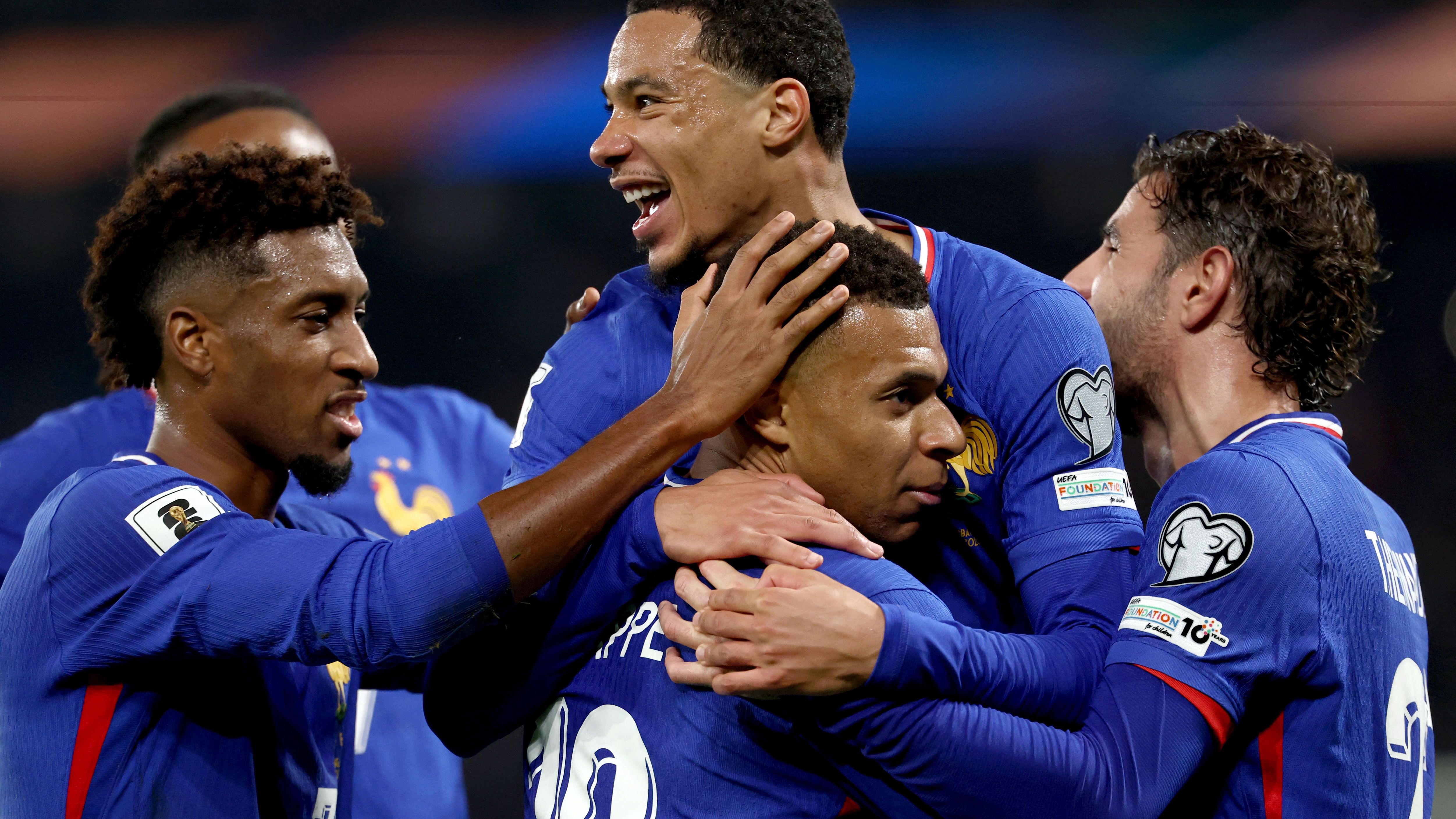 France player ratings vs Azerbaijan: Kylian Mbappe stars in routine win but late injury causes for concern for Real Madrid & Les Bleus