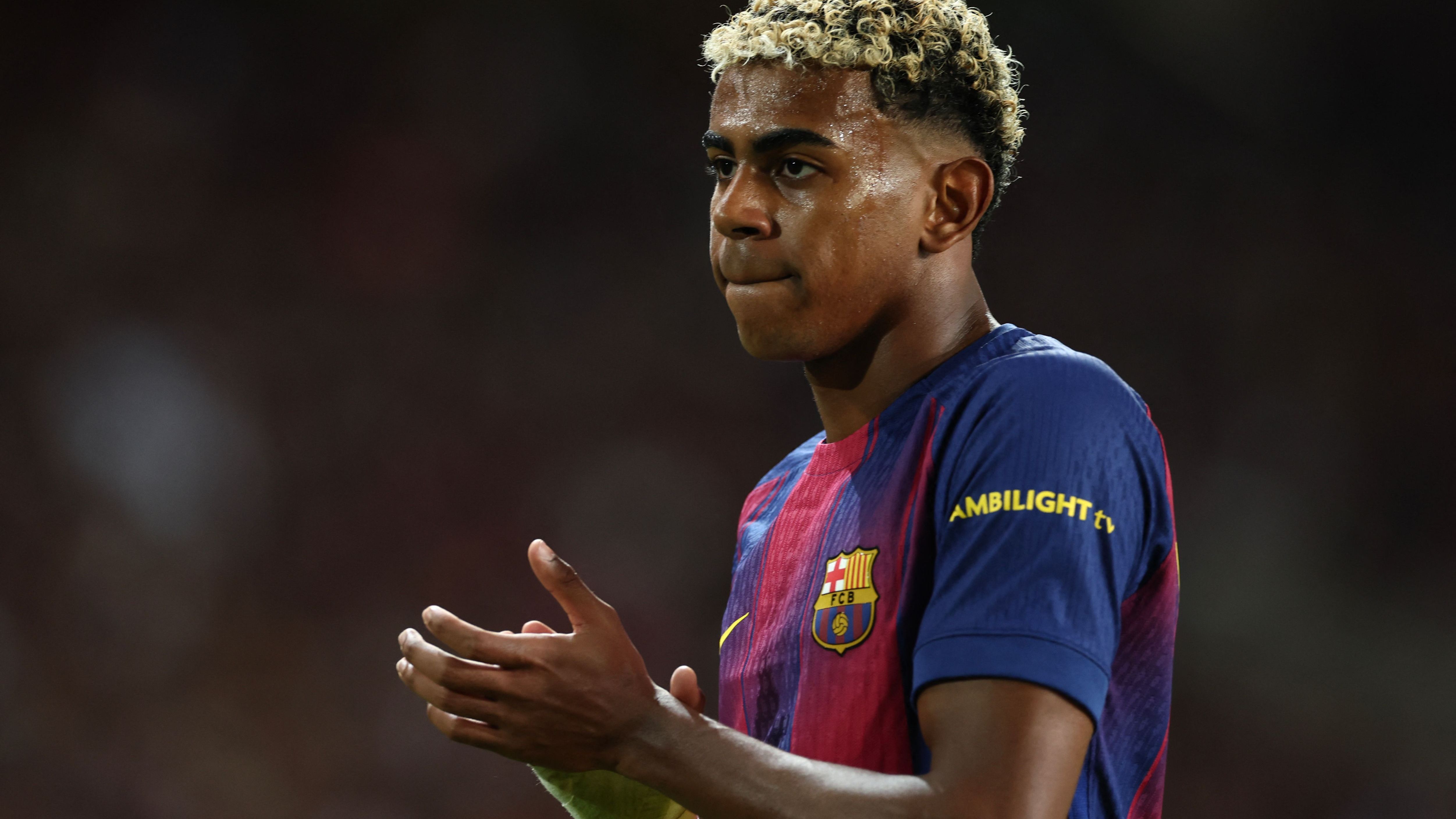 Lamine Yamal is 'back on the grind' at Barcelona as star winger returns to training in much-needed boost after Ferran Torres and Dani Olmo injuries