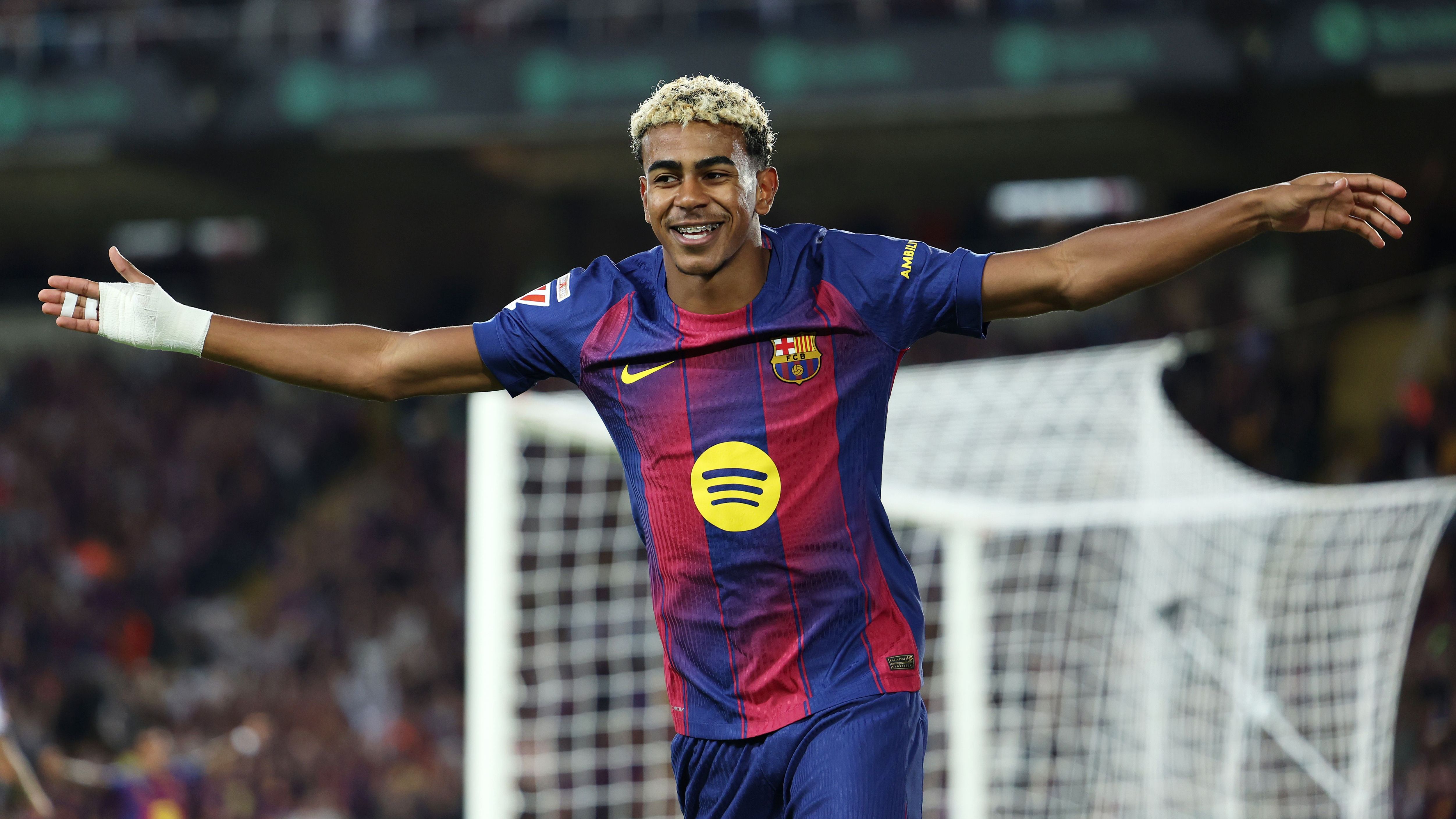 Lamine Yamal is 'back on the grind' at Barcelona as star winger returns to training in much-needed boost after Ferran Torres and Dani Olmo injuries