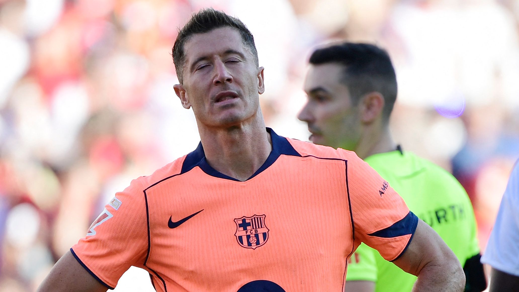 Is it over for Robert Lewandowski at Barcelona? Agent addresses free transfer rumours after La Liga champions drop contract talks as veteran striker hits back at claims he's 'old and can't run'