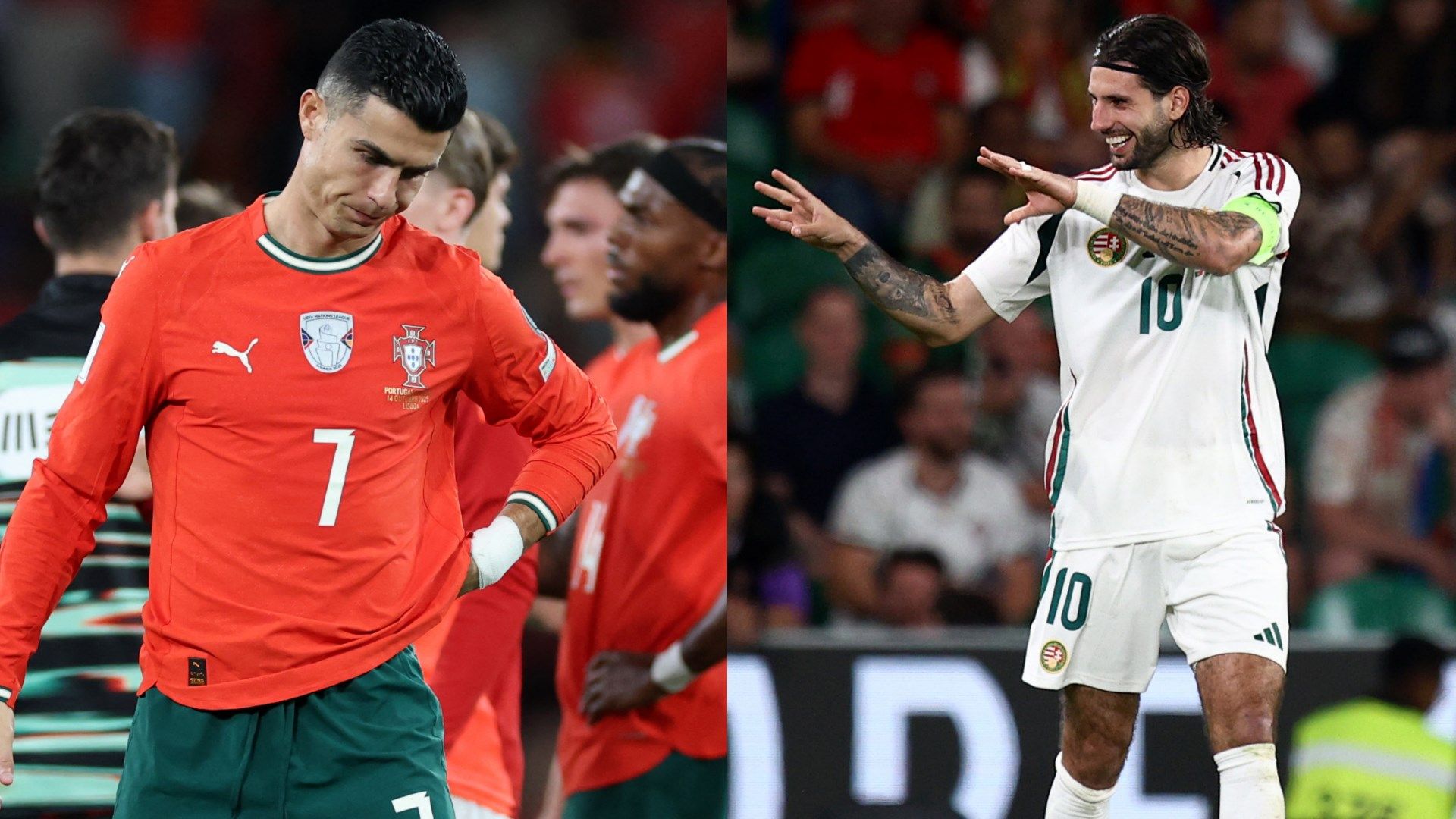 Portugal player ratings vs Hungary: Record-breaker Cristiano Ronaldo bags brace - but Dominik Szoboszlai late show denies Selecao from securing World Cup qualification