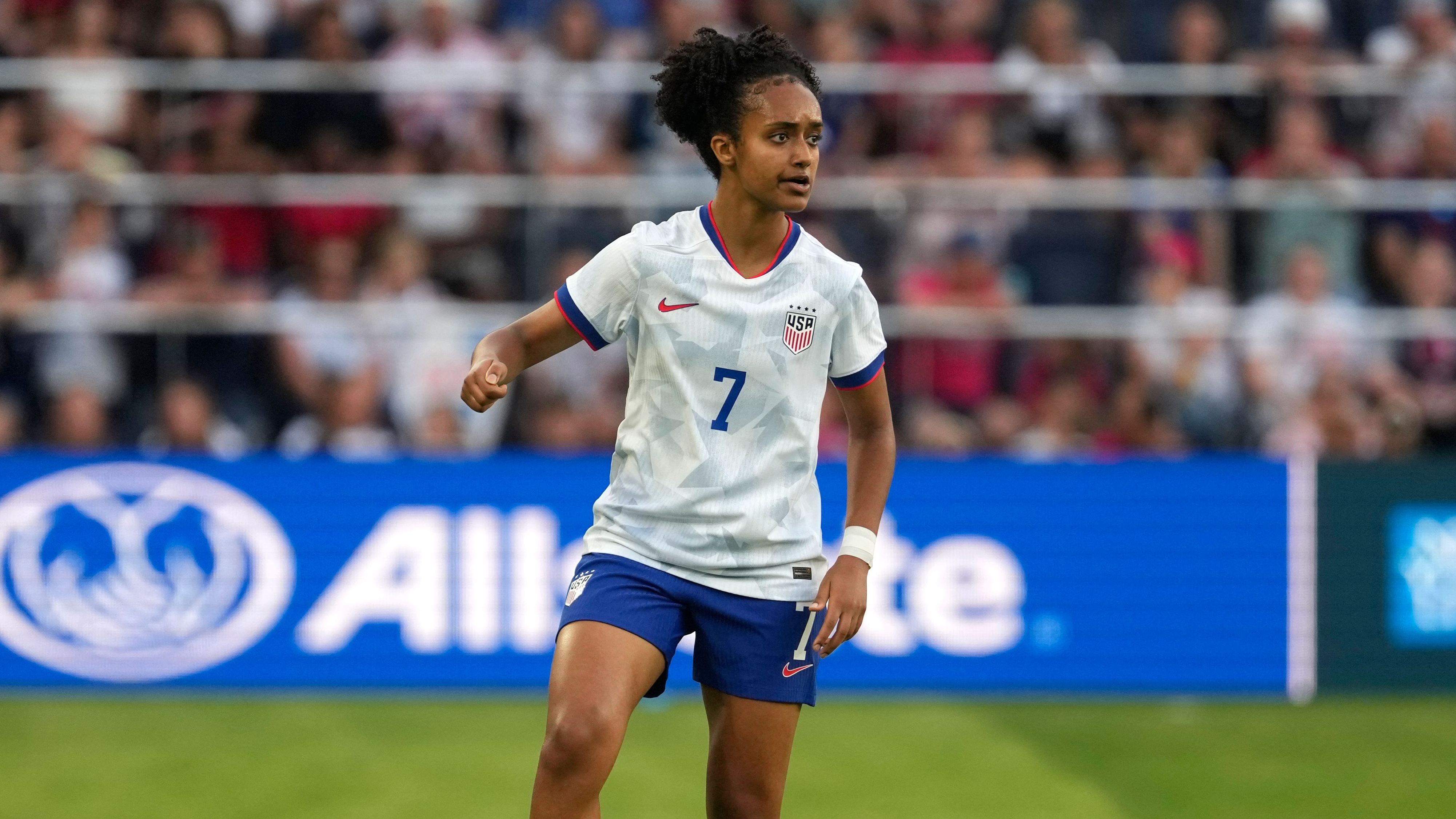 WATCH: Lily Yohannes scores spectacular 57-yard goal for OL Lyonnes on her Champions League debut for the club