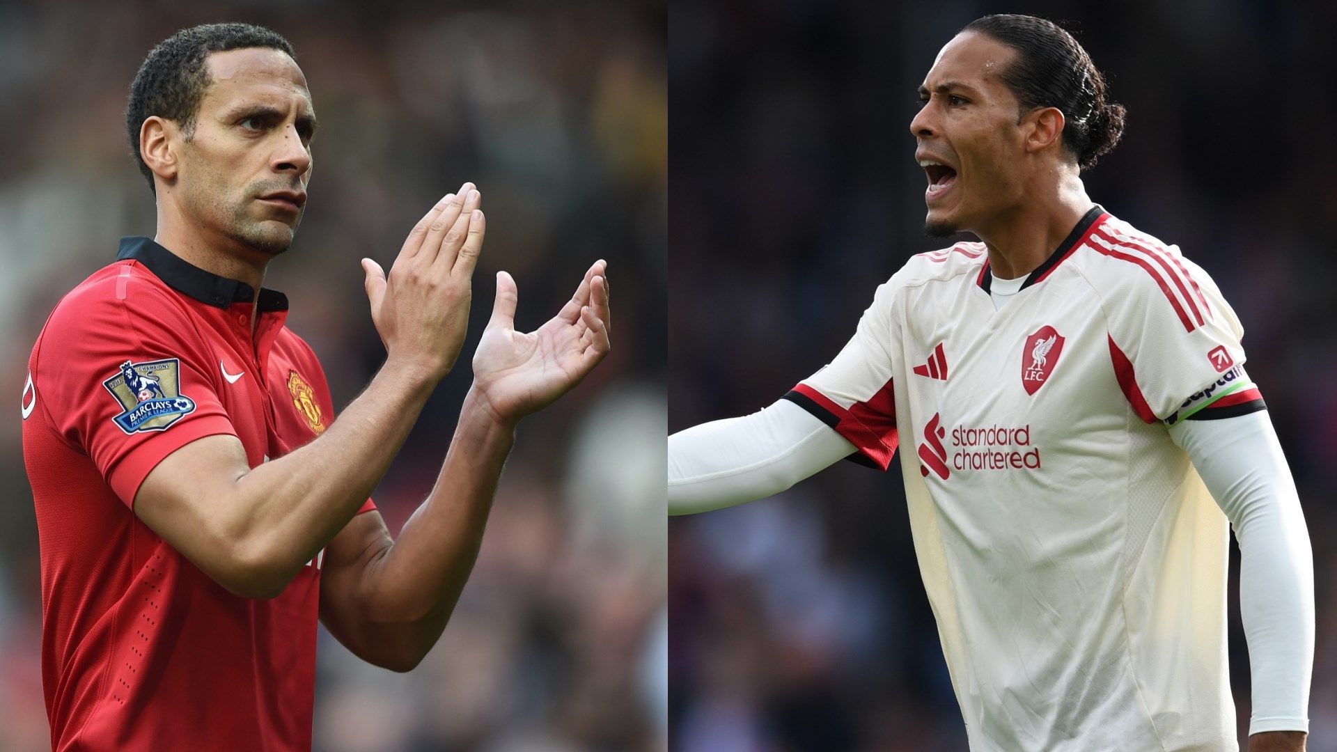 '100 per cent of the time' - Man Utd legend gives verdict on whether Rio Ferdinand was better than Virgil van Dijk ahead of huge clash between the two rivals this weekend