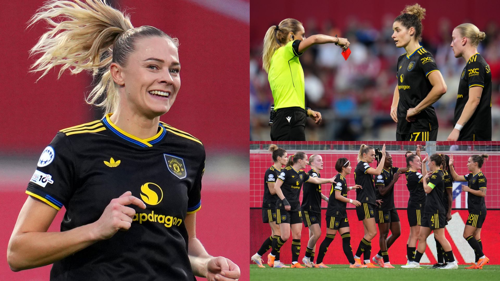 Man Utd women's player ratings vs Atletico Madrid: Are you watching, Sarina Wiegman?! Maya Le Tissier stars as huge clean sheet maintains Red Devils' perfect Champions League start after controversial Dominique Janssen red card