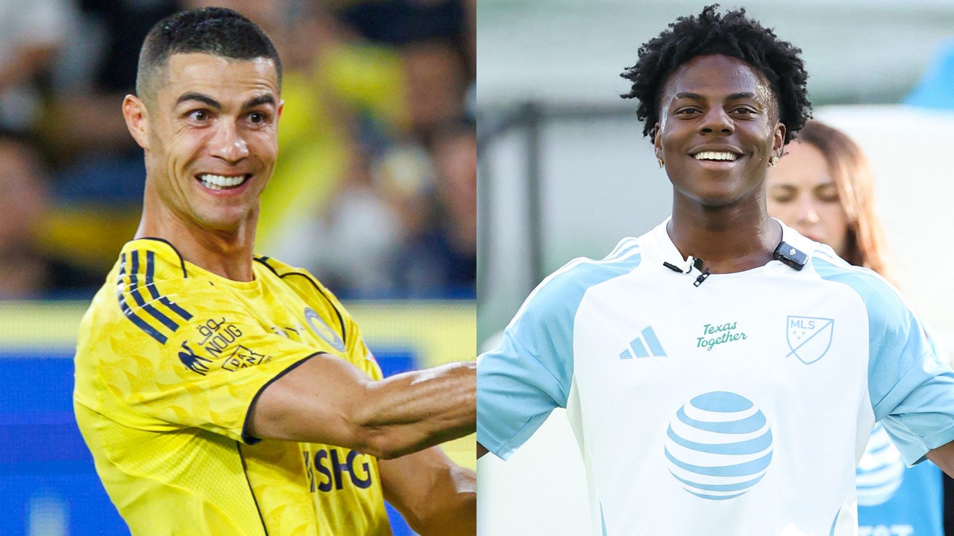 VIDEO: Cristiano Ronaldo directs IShowSpeed in drum beating celebration after YouTube star watches CR7 score screamer in Al-Nassr's rout of Al-Fateh