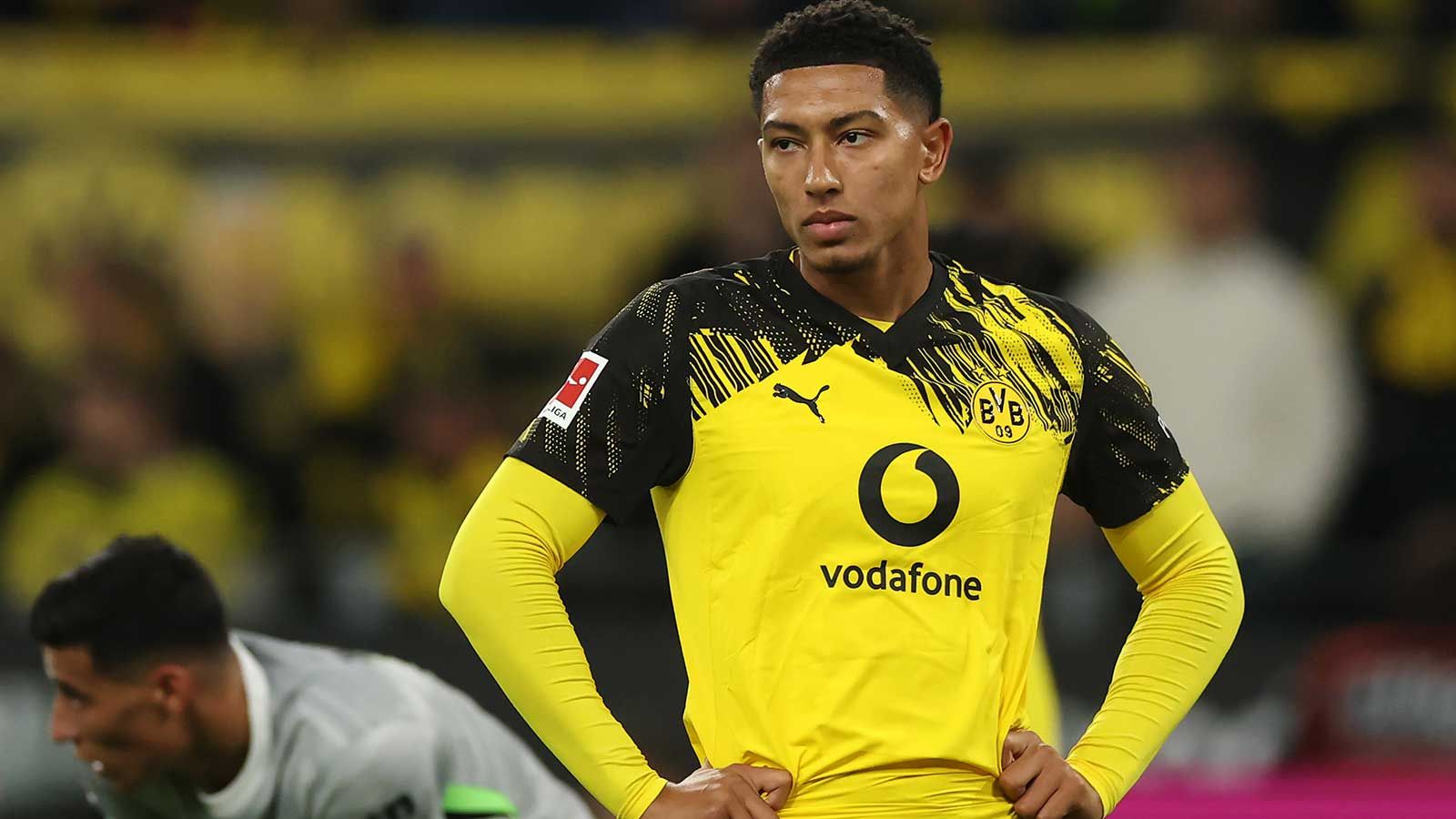 'A tough situation for him' - Jobe Bellingham defended by Harry Kane for costly blunder against Bayern Munich as England captain offers advice to struggling Borussia Dortmund youngster