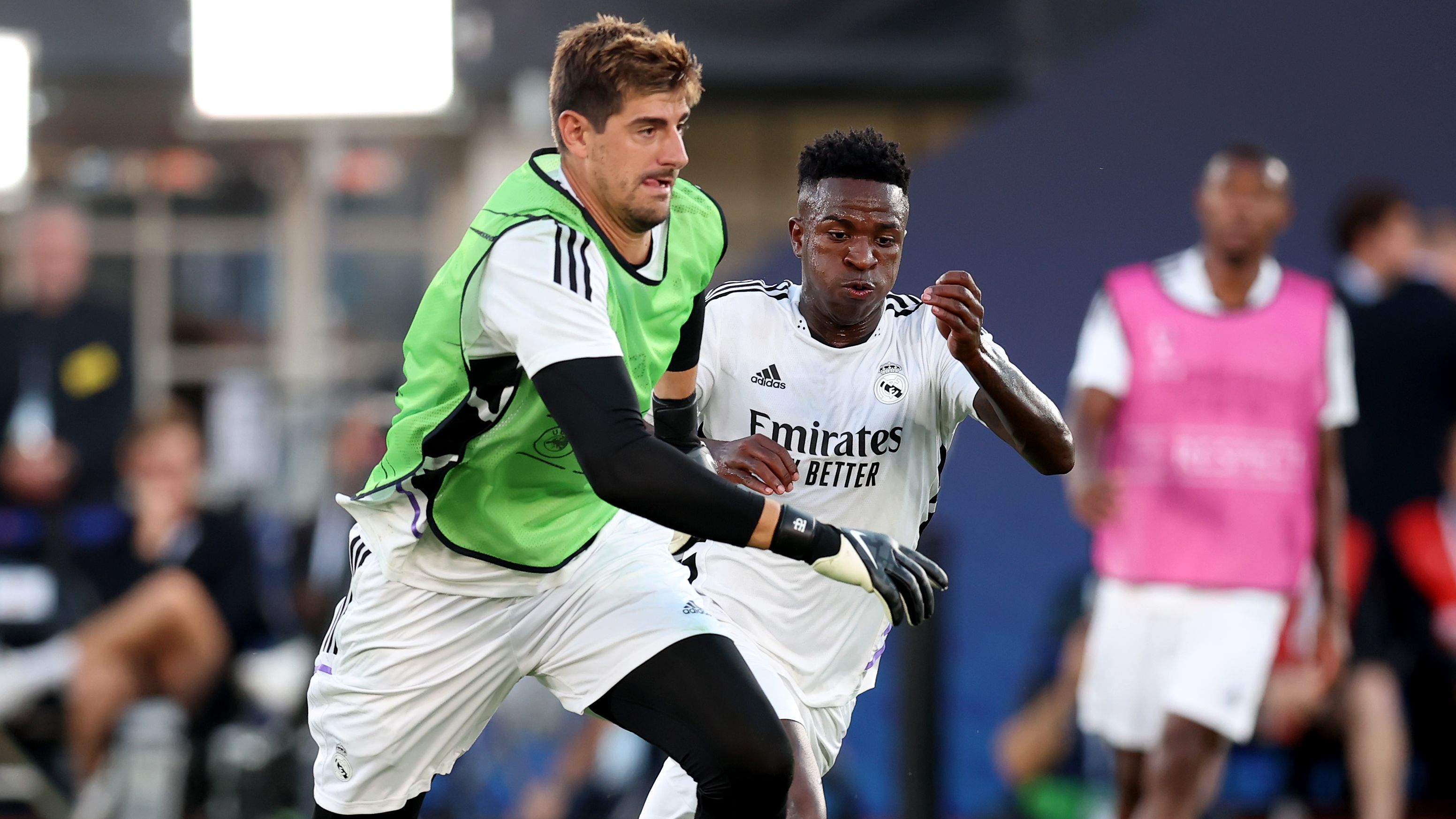 'They're trying to unhinge Vinicius Jr' - Thibaut Courtois says Real Madrid team-mate is copying Eden Hazard and Diego Costa to deal with opponents trying to 'take him out of the game'