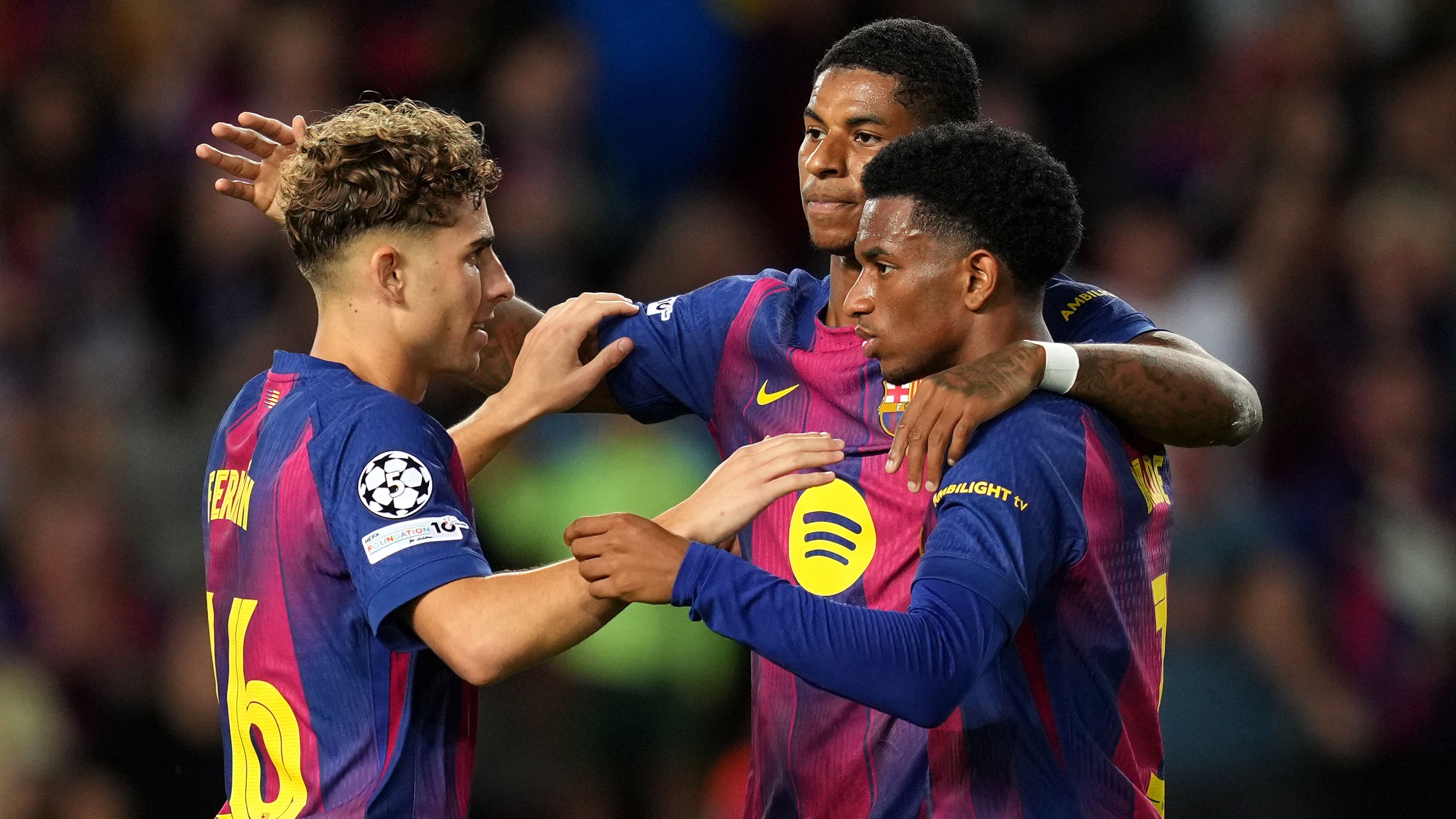 Barcelona player ratings vs Olympiacos: Hat-trick hero Fermin Lopez leads Blaugrana in ideal Clasico warm-up as Marcus Rashford puts on a finishing clinic in Champions League cruise