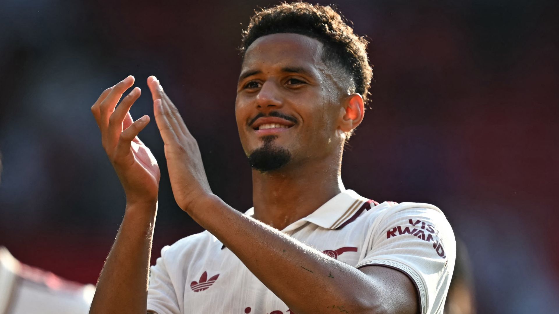 Should Arsenal be worried?! William Saliba admits Real Madrid transfer interest is 'tempting' but star defender explains why he has no plans to leave Gunners - for now