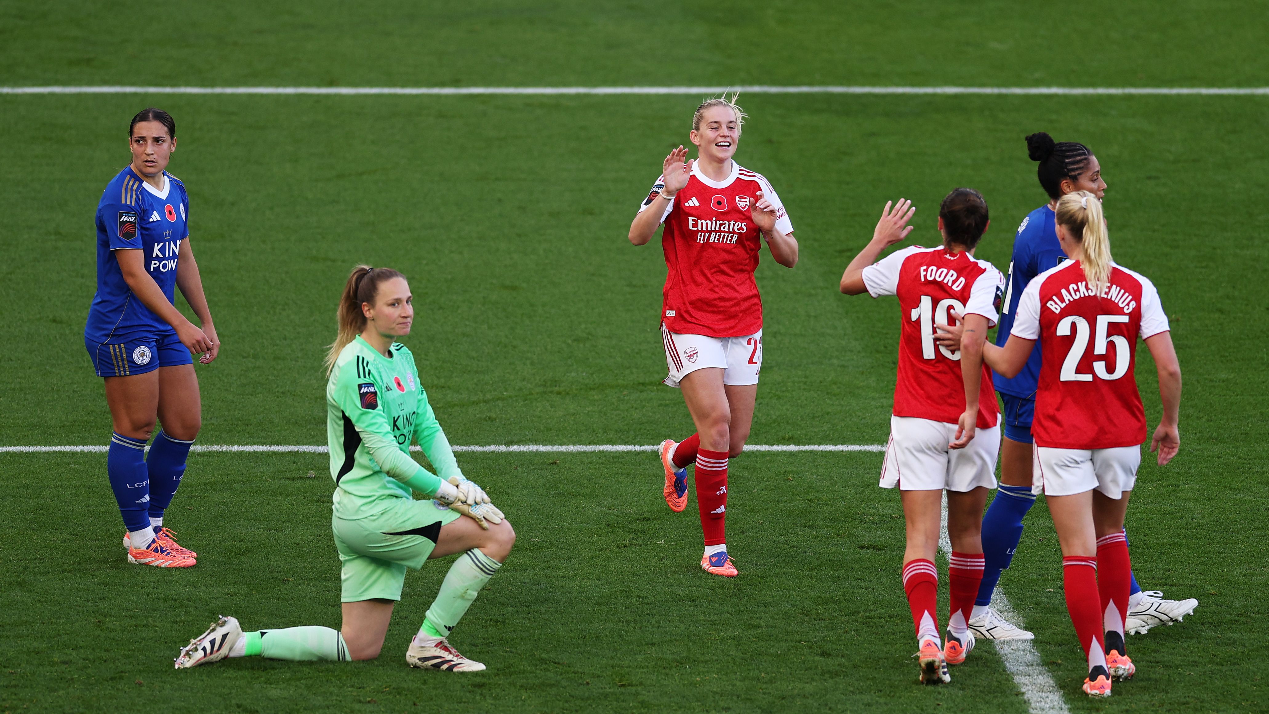 Arsenal women's player ratings vs Leicester: That's more like it! Beth Mead and Alessia Russo shine as much-improved Gunners enjoy convincing WSL win