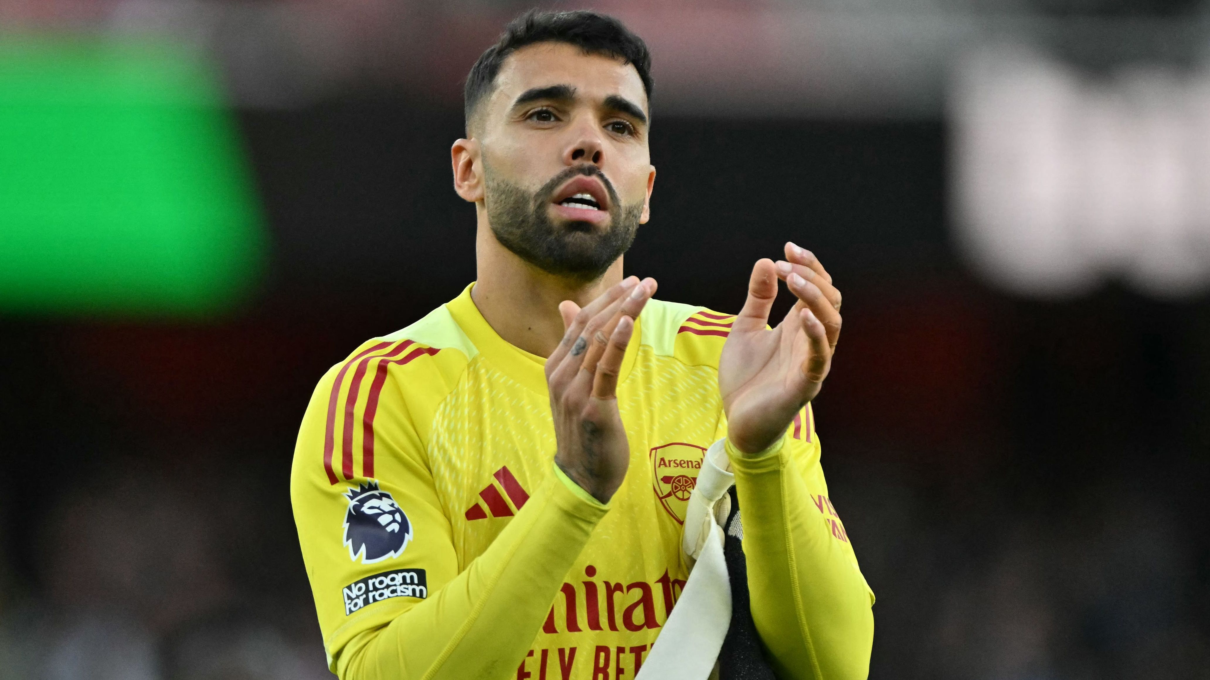 Ex-Man Utd defender is helping Arsenal's Premier League title charge claims Golden Glove frontrunner David Raya