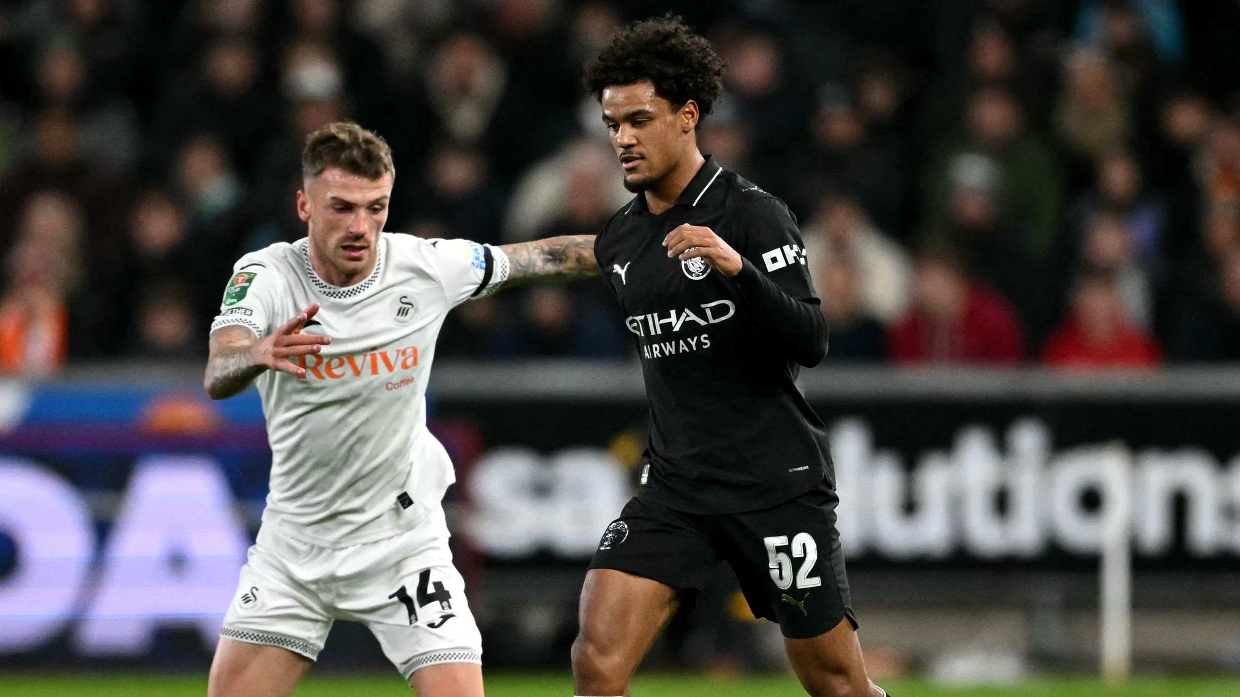 Man City player ratings vs Swansea City: Rayan Cherki shines and Omar Marmoush secures come-from-behind win in Carabao Cup for Erling Haaland-less Cityzens