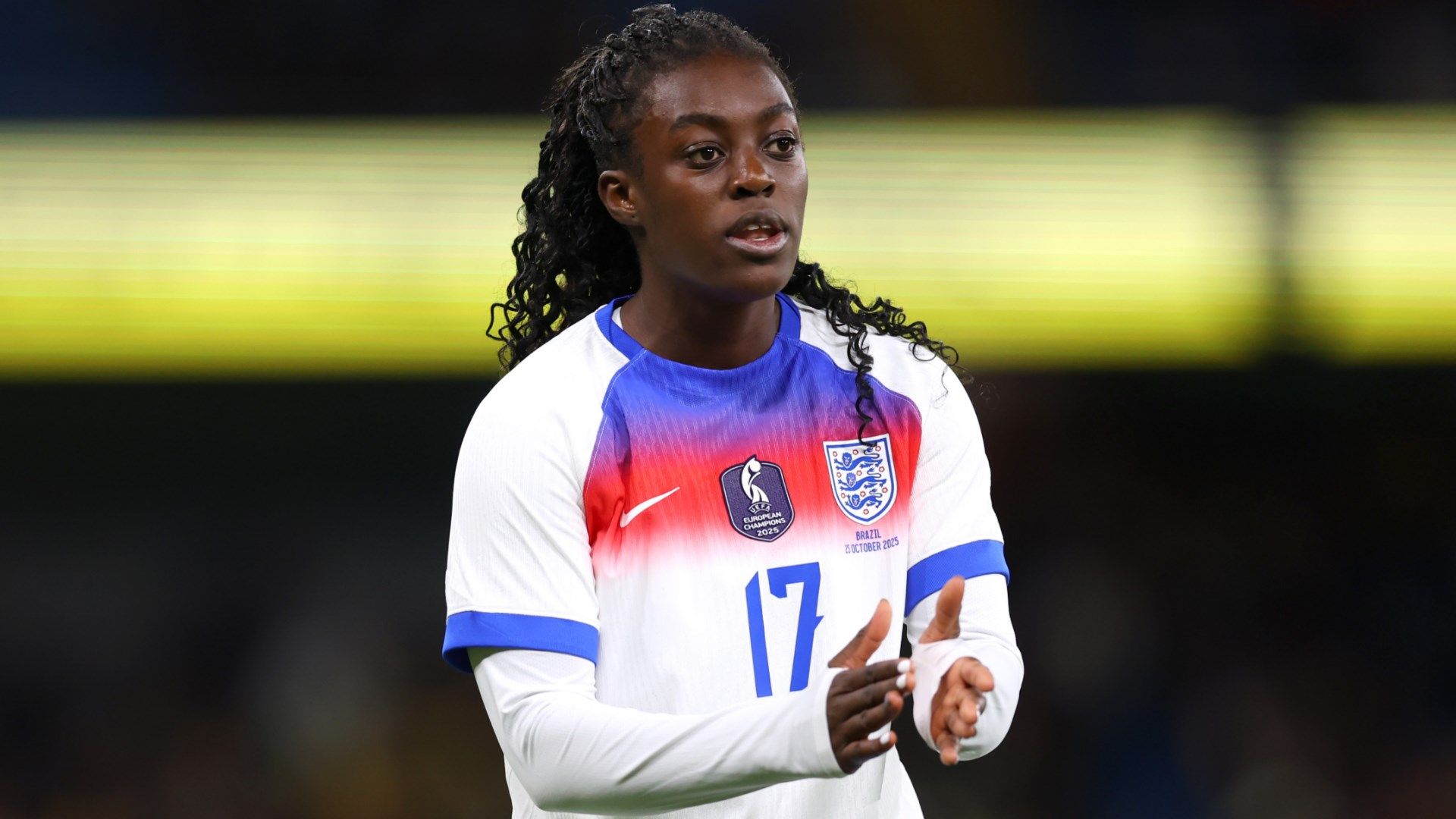 'That looked horrible' - Michelle Agyemang suffers devastating knee injury in Lionesses win over Australia as Sarina Wiegman reveals immediate concern