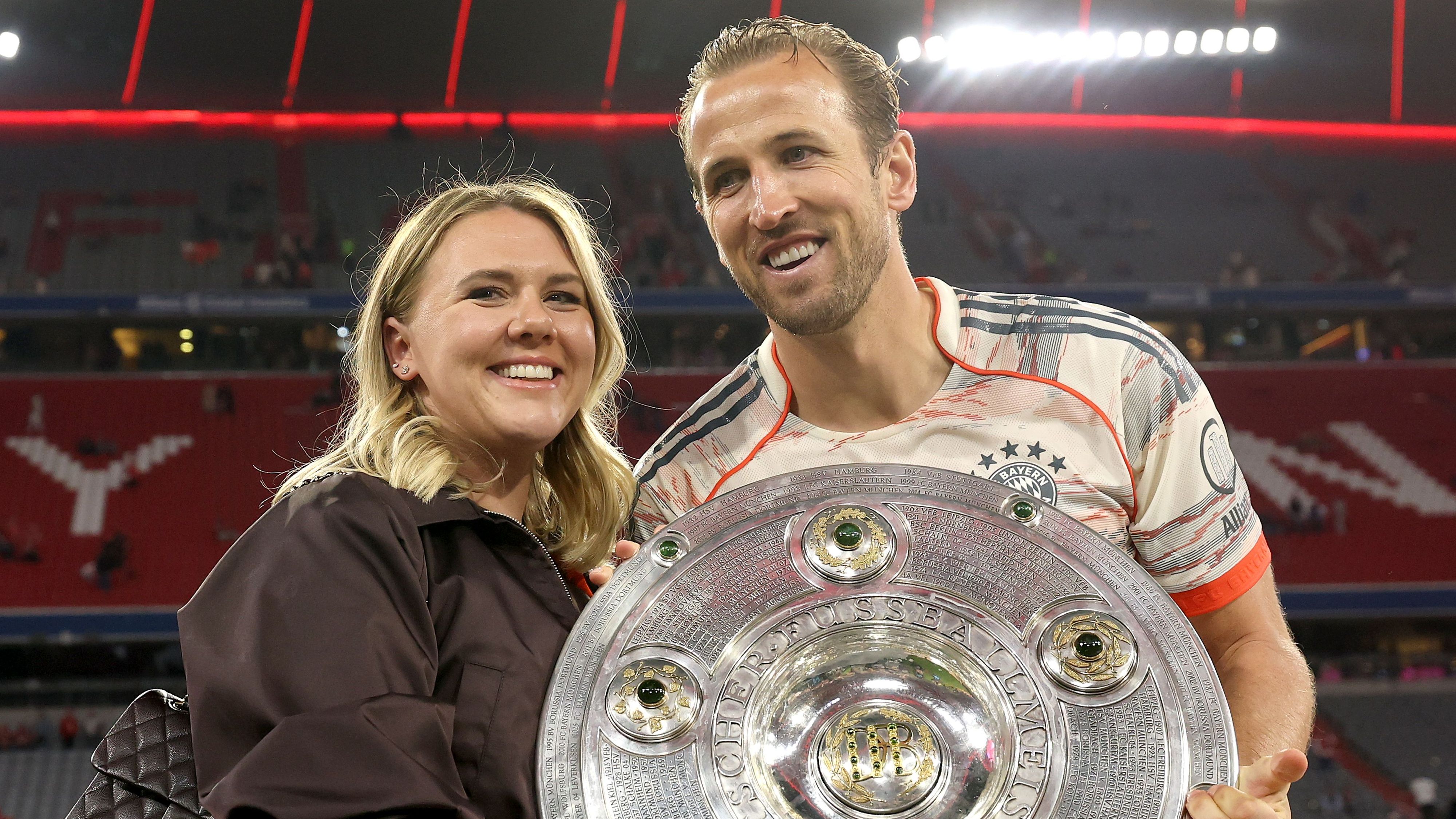 Revealed: Why Bayern Munich think Harry Kane's wife Kate will be 'trump card' when it comes to striker's future amid talk of Premier League return