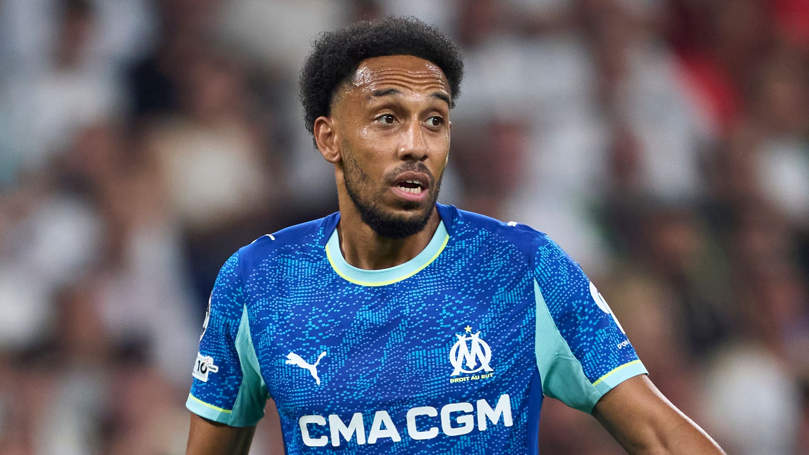 'Scandalous!' - Pierre-Emerick Aubameyang joins Roberto De Zerbi in blasting referee after 10-man Marseille's feisty Champions League defeat to Sporting CP
