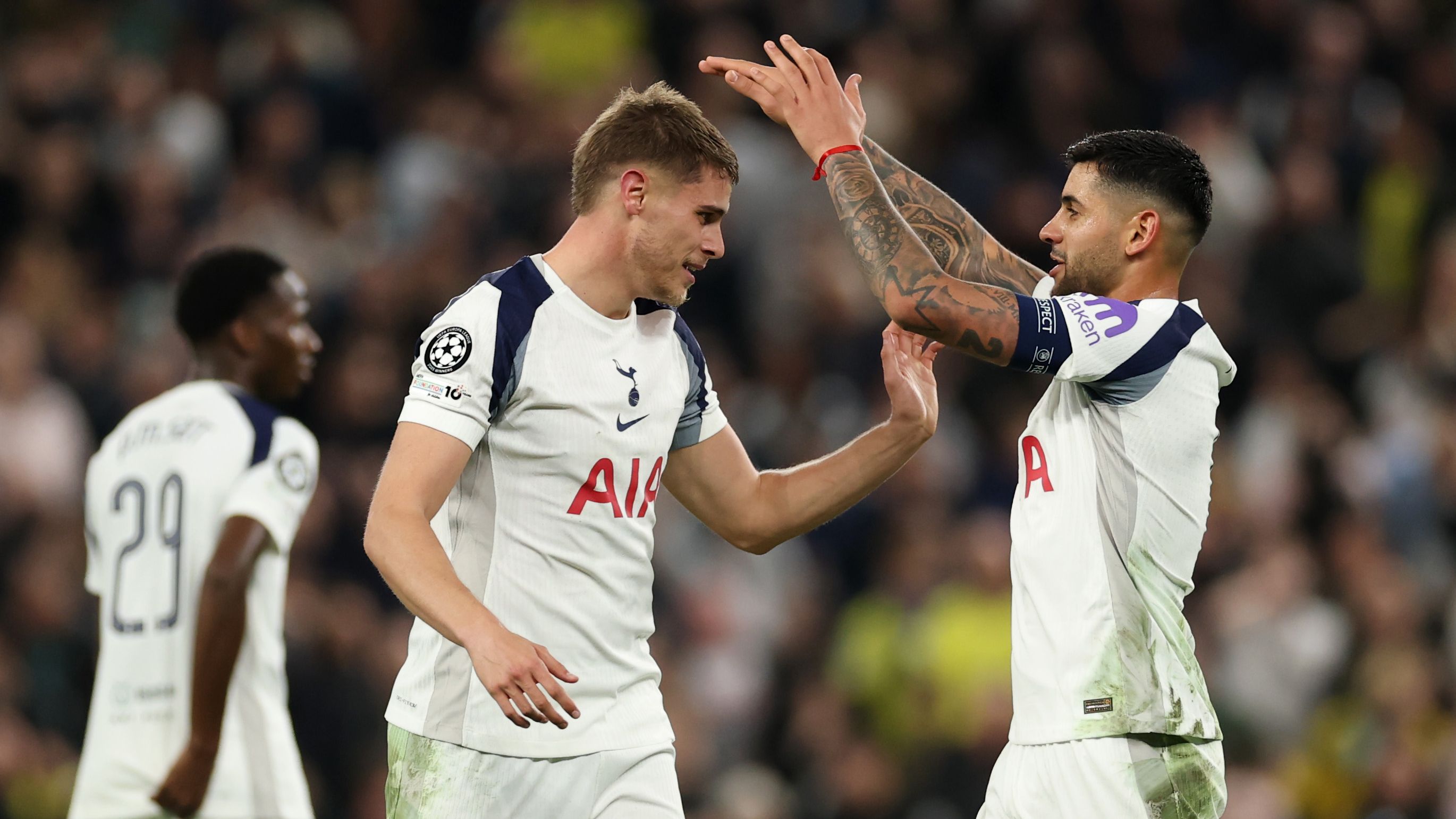 Tottenham player ratings vs Copenhagen: Give Micky van de Ven the Puskas Award! Defender's stunning solo goal caps crushing Champions League win for 10-man Spurs